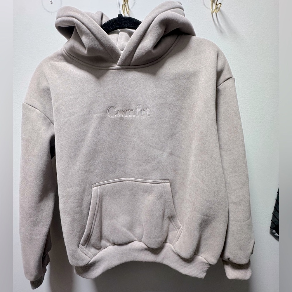 Kids' Comfit Hoodie in Soft Tan